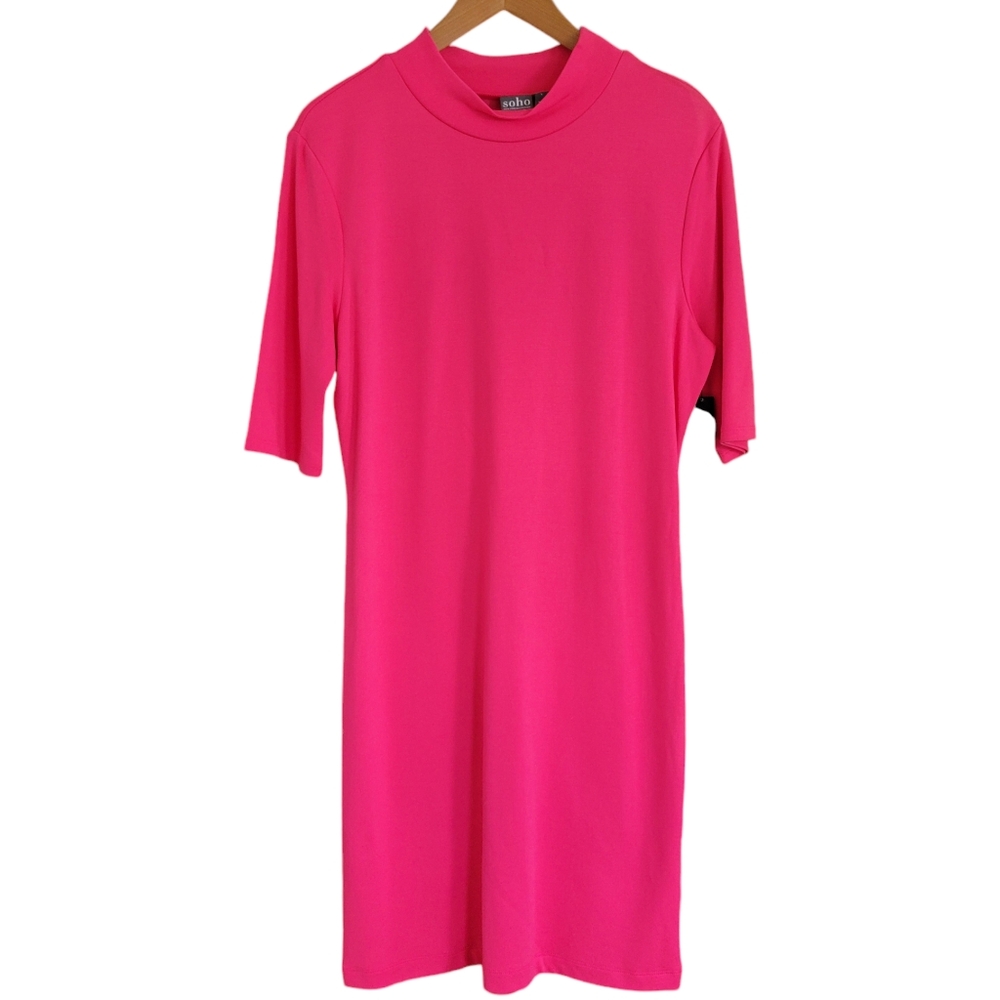 New York & Company Soho Street Dress Womens Size Large Pink
